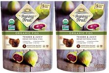 Turkish Dried Figs - Sunny Fruit (Pack of 2) - (5) 1.76oz Portion Packs per Bag | Purely Figs - NO Added Sugars, Sulfurs or Preservatives | NON-GMO, VEGAN, HALAL & KOSHER