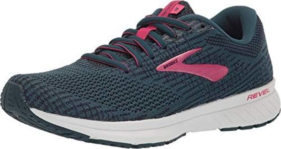 Brooks Womens Revel 3 Running Shoe - Blue/Navy/Beetroot - B - 6.0