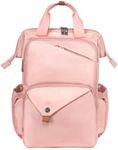 Hap Tim Travel Backpack Carry On Flight Approved, Laptop Backpack Women, Work Backpack Woman, Teacher Backpack, Pink（7651-PK）