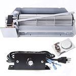 Criditpid FBK-250 Fireplace Blower Fan Kit for Astria, Lennox and Superior Fireplace, Rotom HB-RB250, Ball Bearing, Quiet, High Air Flow, Energy Efficient