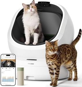 PETLIBRO Luma Automatic Cat Litter Box AI Camera Waste Analysis, Triple Safety Protection Self Cleaning Litter Box, Odor Control in-App Usage Tracking, Open-Top Multi-Cat Recognition LitterBox