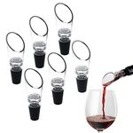 Linkidea 6 Pack Wine Aerator Pourer Spout, Portable Wine Air Aerator for Red and White Wine, Premium Wine Bottle Decanter with Aerator