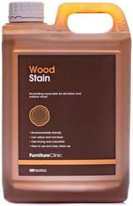 Furniture Clinic Wood Stain | Water Based | Fast Drying, Low Odor, & Non-Toxic | Multiple Finishes | for Indoor & Outdoor Furniture and More | Warm Graphite (8.5oz / 250ml)