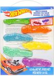 Hot Wheels 6 Piece Bath Bombs for Kids, Bubble Gum Scented, Bath Toys for Kids, Ages 3+, by Townley Girl