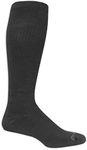 Dr. Scholl's Men's Big & Tall Work Compression Over the Calf Socks Sockshosiery, black, Shoe Size: 13-15, Black, 13