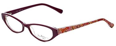 Vera Bradley Designer Eyeglasses Isabella RFZ in Raspberry-Fizz 51mm DEMO LENS