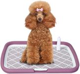 KunFort Large Dog Training Pads & Trays, Indoor Dog Pet Toilet Diaper Holder,Female/Male Dog Training Mat,Large Medium Dogs Potty Traning (Pink)