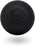 Velocity Lacrosse Balls - 9 Colors Available, Choice of 1, 2, 3, 6, 12, 18, 60, and 120 (Case) Packs, Black, 1 Ball