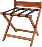 SHRAV Teak Wooden Foldable Luggage Rack For Home,Bedroom And Guestroom (58L x 55W x 68H cm)