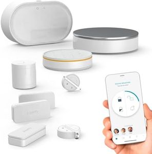 Somfy 1875259 - Home Alarm Advanced - Système d'Alarme Maison sans Fil Connecté Wifi - Fabriqué en France - 2 badges télécommandes - Module GSM - Compatible avec Alexa, Assistant Google et TaHoma