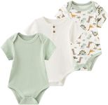 Ruliby Baby Bodysuits Sage Green Ca