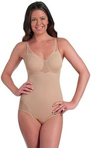 Miraclesuit Shapewear Women's Extra Firm Sexy Sheer Shaping Bodybriefer Nude 42D