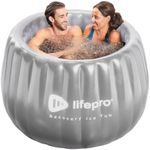 Lifepro 2-Person Portable Ice Bath Tub for Athletes XL - Self-Inflatable Ice Bath Tub for Adults- Foldable Ice Pod Cold Plunge Tub for Outdoor Ice Bath - Durable Ice Plunge Tub for Ice Baths at Home