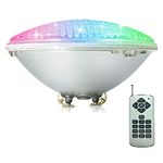 AMDHZ RGBW PAR56 Pool Bulbs, LED Swimming Pool Underwater Light 12V Waterproof IP68 W/Remote for Inground Pool Certificate CE ROHS FCC (Color : RGBW+remote control, Size : 45W)