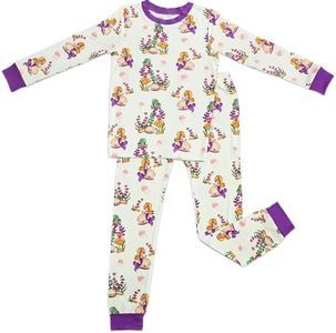 Zip N' Bear Buttery Soft Pajamas for Kids - Styled By Kardashians - Mystic Mermaid Pajamas For Girls - Naturally Hypoallergenic and Ultra-Breathable - Age 5/6 Year