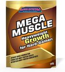 Amino Nutrition Mega Muscle Mass Gainer Whey Protein Powder, Coffee, 1kg