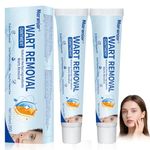 2PCS Wart-Remover Cream, Mole Removal, Verruca Removal Cream, Skin-Tag-Remover-Kit, Wart Removal, Mole Remover for All Skin Types