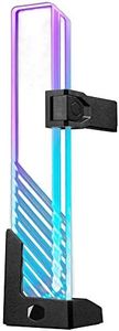Cooler Master MasterAccessory ARGB GPU Support Bracket, Edge-Lit ARGB Tempered Glass, Universal GPU Bracket, Multiple Orientations (MCA-U000R-GSBTG-00)