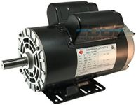 NEW 5HP COMPRESSOR DUTY ELECTRIC MOTOR, 56HZ FRAME, 3450 RPM, 7/8" SHAFT DIAMETER, NEMA RATED MOTOR