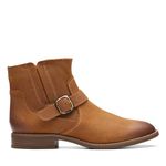 Clarks Womens Camzin Loop Tan Suede (26174153) UK-7