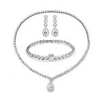 Hadskiss Jewelry Set for Women, Whi