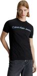 Calvin Klein Men's Slim Fit T Shirt (J322344BEH_CK BLACK L)