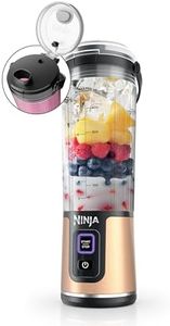 Ninja Blast Portable Blender, Cordless, 18oz. Vessel, Personal Blender For-Shakes and Smoothies, BPA Free, Leakproof-Lid and Sip Spout, USB-C Rechargeable, Dishwasher Safe, Metallic Copper, BC151CP