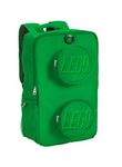 LEGO Unisex-Child Brick Backpack, Green, One Size