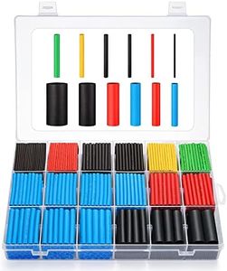 1120PCS Heat Shrink Tubing 2:1, Eventronic Electrical Wire Cable Wrap Assortment Electric Insulation Heat Shrink Tube Kit with Box(6 colors/12 Sizes)