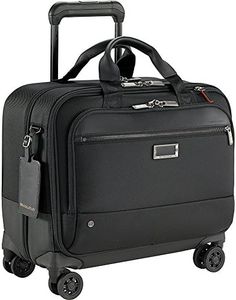 Briggs & Riley @ Work Large Spinner Brief, Black, Medium, @ Work Rolling Briefcase