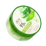 The Face Shop Non-Sticky Transparent 3 in 1 Aloe Fresh Soothing gel for Skin, Body and Hair |Reduces Dark Spots and Acne,300ml