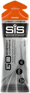Science in Sport Energy Gel Pack, SIS Energy Gel + Caffeine, 22g Fast Acting Carbs, Performance & Endurance Gels, Orange Flavor - 2 Ounce (6 Count)