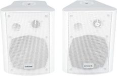 celexon Active Speaker Set 525-W - 2x30W 2 way powered speakers - White - incl. wall bracket - Perfect for PC, office or school