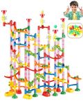 Ucradle Marble Run, 232pcs Marble Runs for Kids Durability STEM Educational Learning Toys Marble Maze Race Track Game Set for 3 4 5 6 7+Year Old Boys Girls, For Birthdays Christmas Holiday