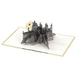 Hallmark Harry Potter, 3D & Pop-Up Any Occasion Card, Golden Snitch, Broomstick, Birthday, Fathers Day, Christmas, Daughter, Son, Granddaughter, Grandson, Wizarding World, Gold