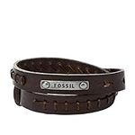 Fossil Men's Leather Bracelet, Colo