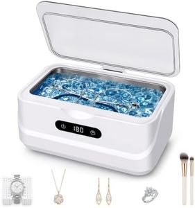 EXTAFIY Ultrasonic Jewelry Cleaner 48KHz Ultra Sonic Cleaning Machine