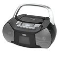 NAXA NPB-268 Portable Cd/Cassette Boom Box, Black