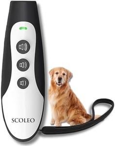 SCOLEO Ultrasonic Dog Barking Control Device for Home – Advanced Dog Ultrasonic Anti Barking Device – Effective Dog Training Tools with 3 Sound Levels - Variable Ultrasonic Frequency Technology