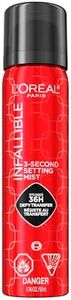 L'Oreal Paris Infallible 3-Second Setting Spray Mist, Microfine Mist for up to 36HR Wear, Clear, 1.76 Fl Oz