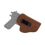 BOOSTEADY IWB Leather Pistol Holster for Men/Women- Holster Fits for Glock 19,17,23,32 and Similar Sized Handguns