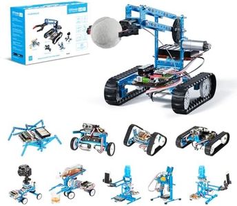 Makeblock mBot Ultimate 10 in 1 Robot Building Toys, Robotics Kit App Remote Control Robot Toys Compatible with Arduino C & Raspberry Pi, STEM Educational DIY Robot Arm Kit for Teenagers & Adults