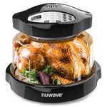 Nuwave Pro Plus 2 Infra-Red Oven, New & Improved, Cook Fresh or Frozen, No Defrosting or Preheating, Cook Healthy, 360 Surround Cooking, Adjustable Temps, 100 Presets & 50 Memory, Durable Power Dome