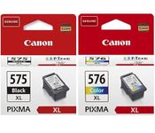 Canon PG-575XL Black & CL-576XL Colour Ink Cartridges