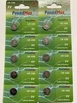 10 x PoundMax 1220 CR1220 DL1220 3V Lithium Coin Cell Batteries