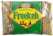 Ziyad Fine Roasted Green Wheat Freekeh, Frikeh, Farik Made from Green Duram Wheat, 16 oz