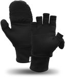 TrailHeads Men’s Insulated Convertible Mittens - Winter Running Mittens