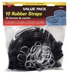 Keeper 6360 EPDM Rubber Strap, Multi-Pack, 10 Pieces