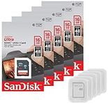 SanDisk 5 Pack Ultra 16GB SD SDHC M
