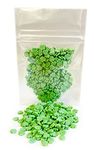 A Pinch Of... - Matt Green Shamrocks - St Patricks Day Cake Topper Sprinkles - 25g Edible Cupcake Decorations - Perfect for Birthdays & St Paddys Celebrations